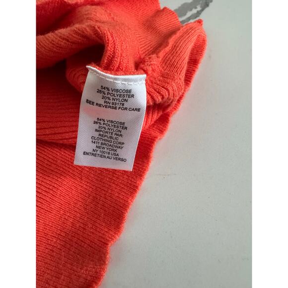 Chelsea & Theodore DOlman Sleeve Sweater Orange Size XS Hoodie - Picture 7 of 7